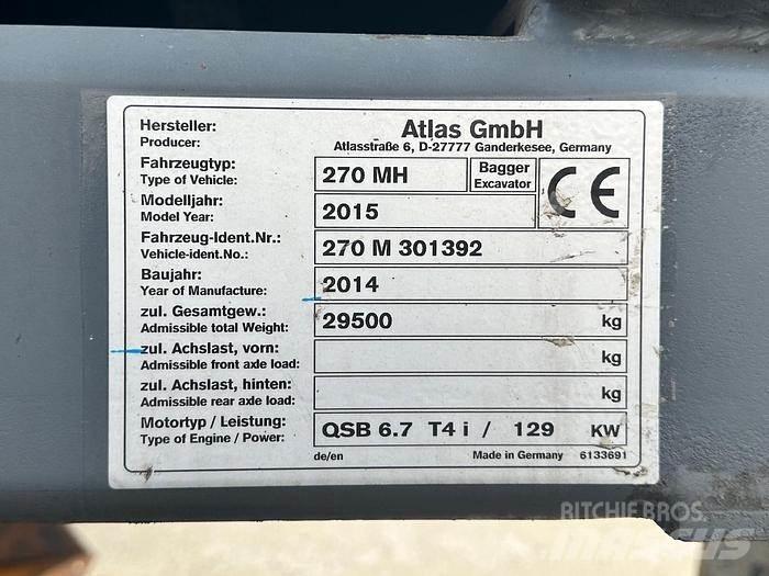 Atlas 270MH Jätteenkäsittelijät