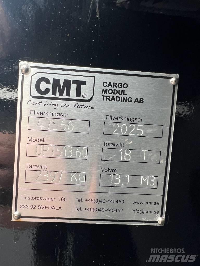CMT Schaktflak 13m3 Vaihtolavat
