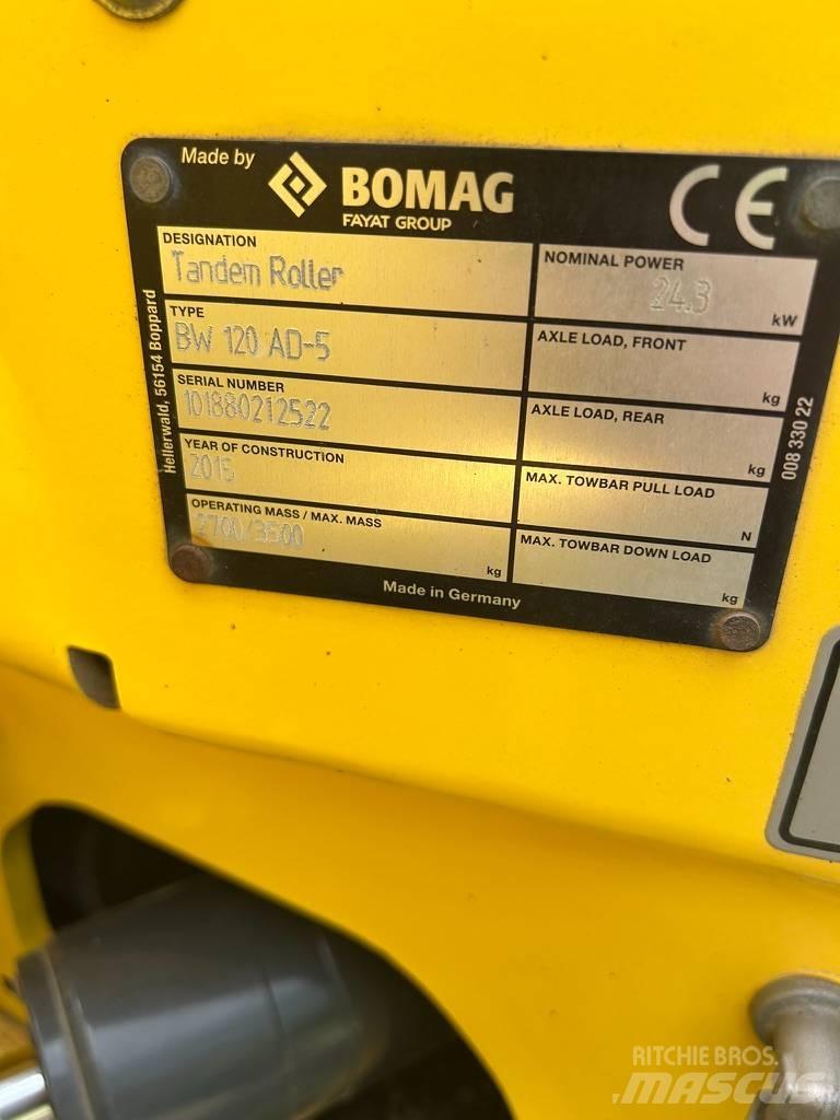 Bomag BW 120 AD-5 Tandemjyrät