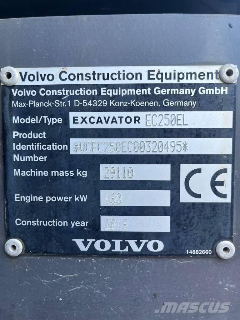 Volvo EC 250 E Telakaivukoneet