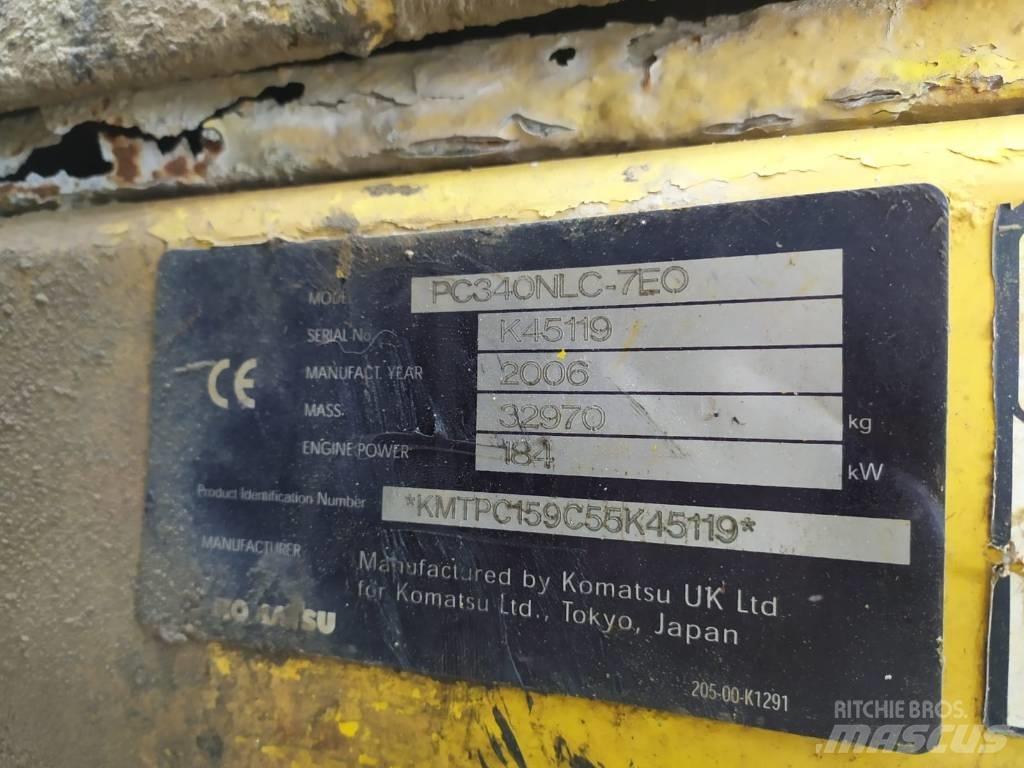 Komatsu PC340NLC-7EO Hydrauliikka