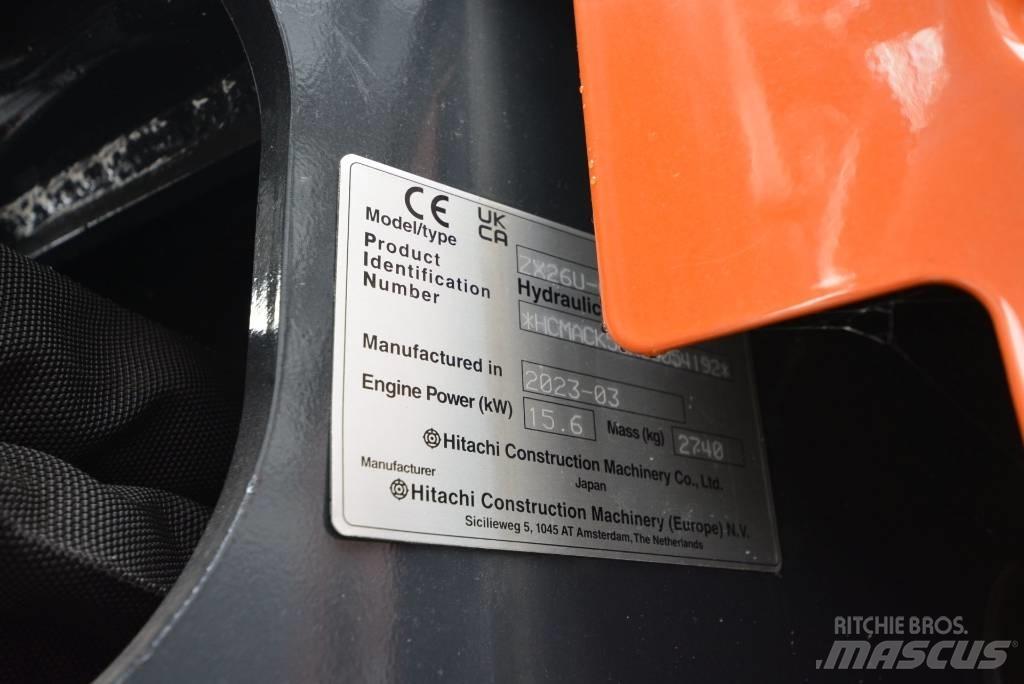 Hitachi ZX 26 U-6 Minikaivukoneet < 7t