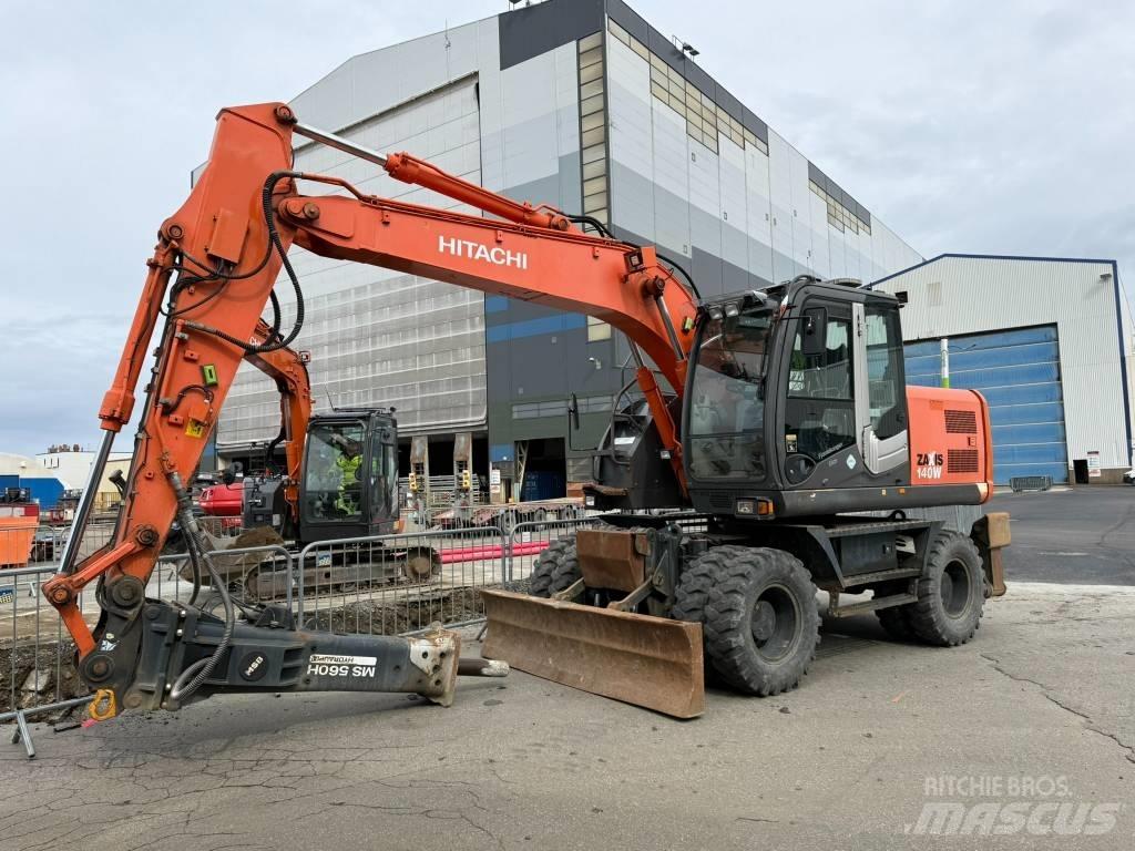 Hitachi ZX 140 W-3 Pyöräkaivukoneet