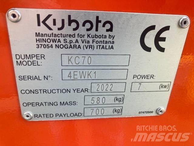 Kubota KC 70 H-4 Minidumpperit