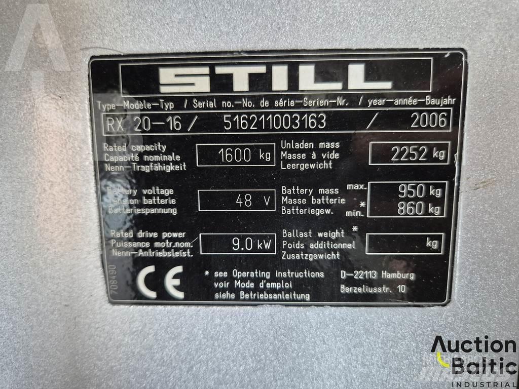 Still RX20-16 Sähkötrukit