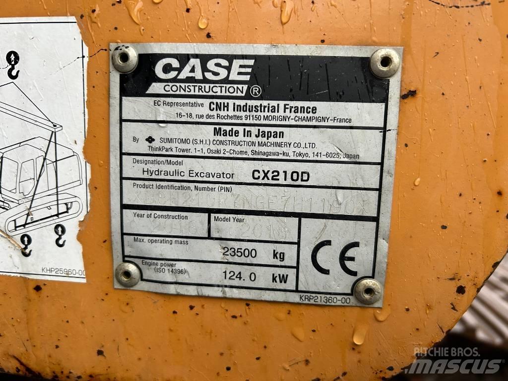 CASE CX 210 D Telakaivukoneet