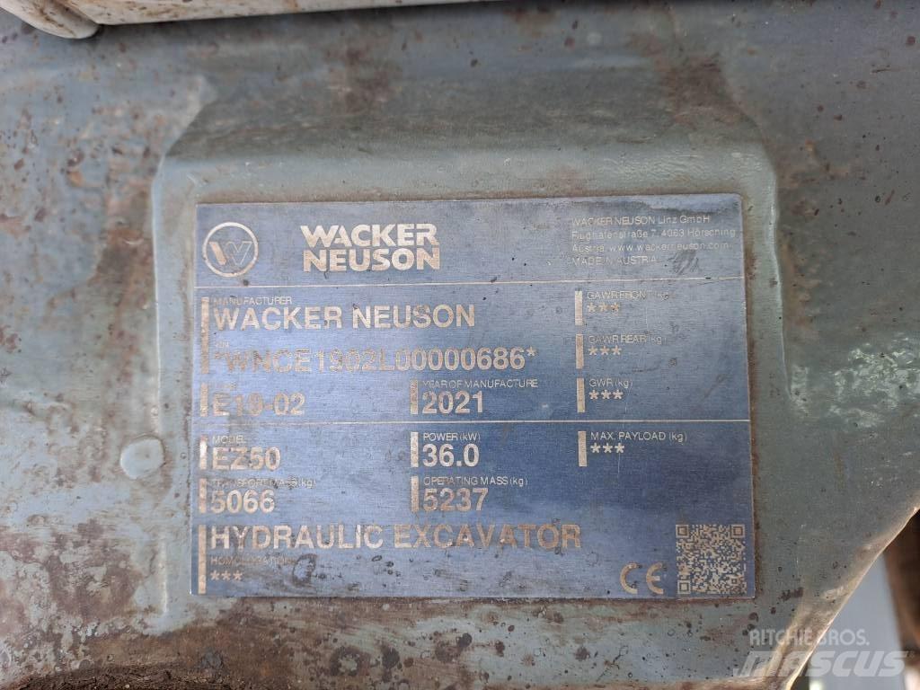 Wacker Neuson EZ50 Telakaivukoneet