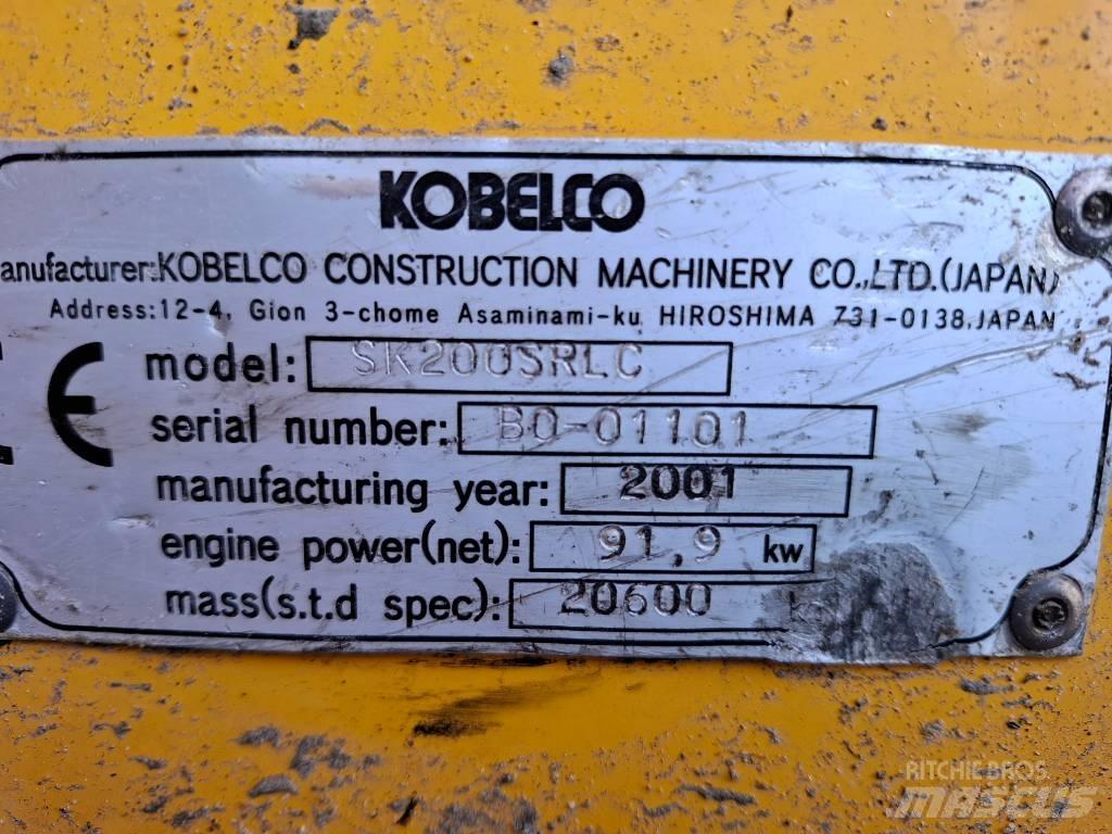 Kobelco SK200SRLC Telakaivukoneet