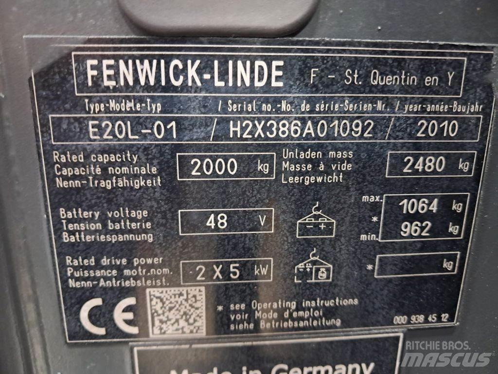 Linde E20L-01 Muut haarukkatrukit