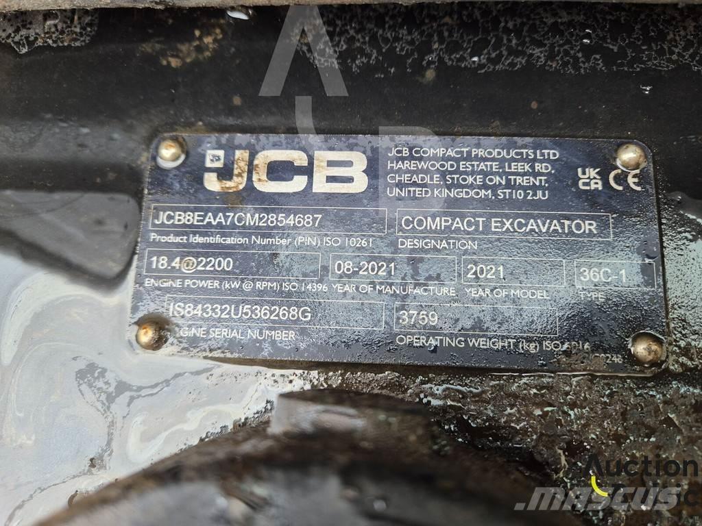 JCB 36C-1 Minikaivukoneet < 7t