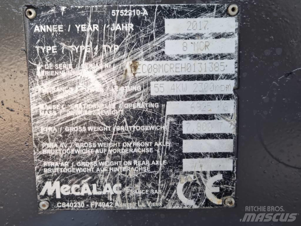 Mecalac 8 M CR Midikaivukoneet 7t - 12t