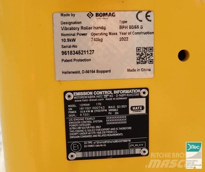 Bomag BPH 80/65 S Tärylevyt