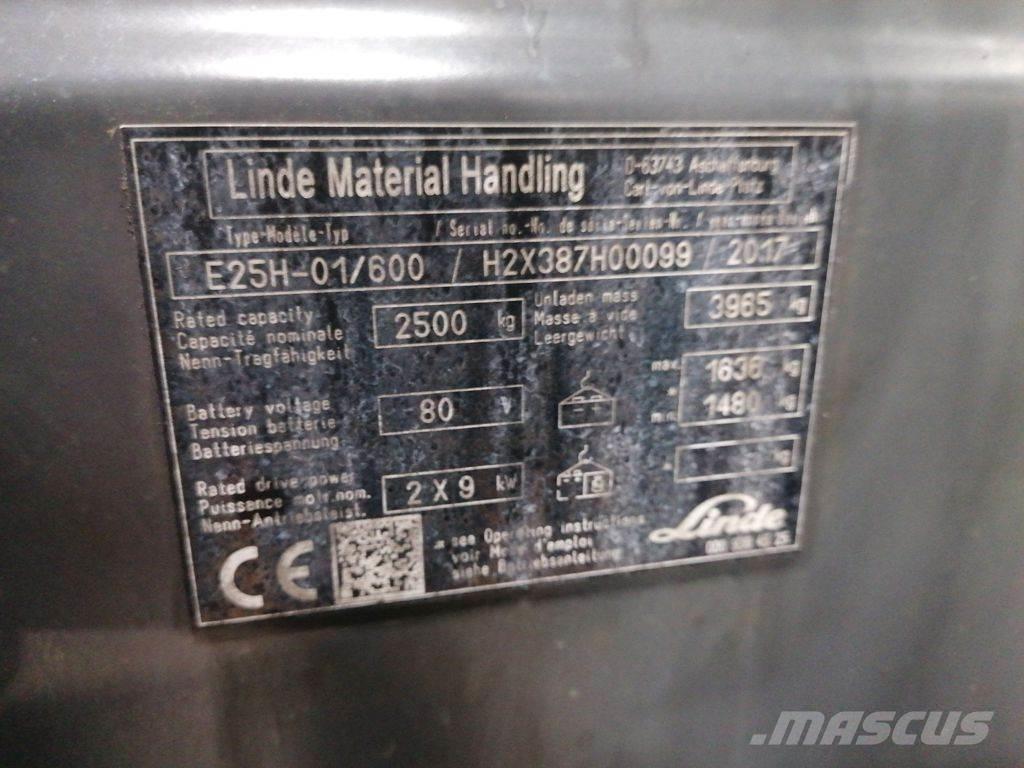 Linde E25H-01/600 Sähkötrukit