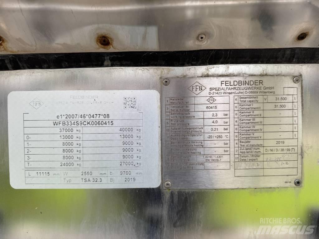 Feldbinder TSA 32.3 Säiliöperävaunut