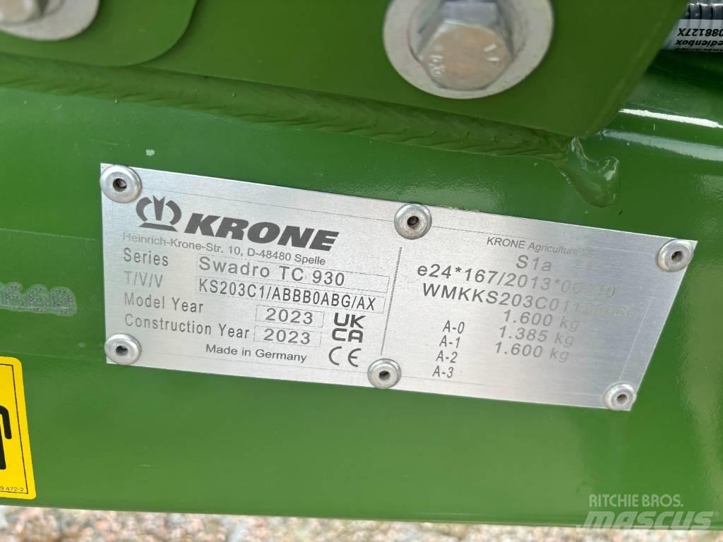 Krone Swadro TC 930 Karhottimet