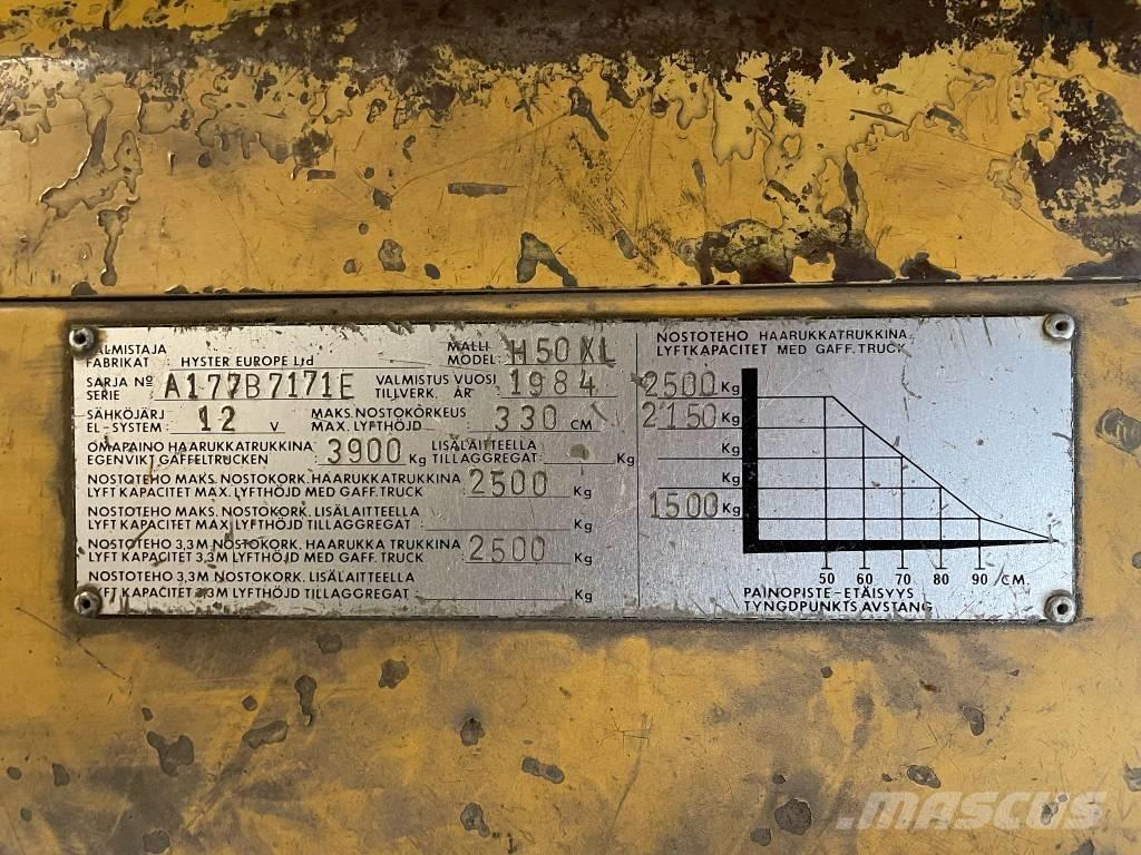 Hyster H 50 XL Nestekaasutrukit