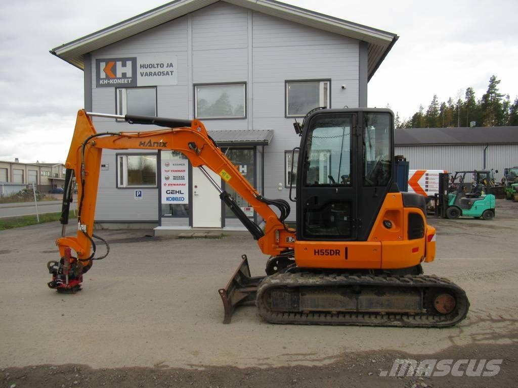 Hanix H 55 DR Minikaivukoneet < 7t