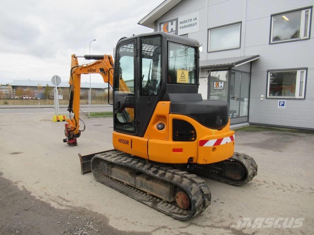 Hanix H 55 DR Minikaivukoneet < 7t