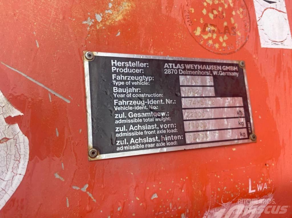 Atlas 1704 Pyöräkaivukoneet