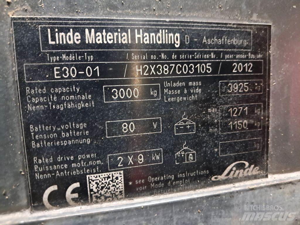 Linde E30-01 Sähkötrukit