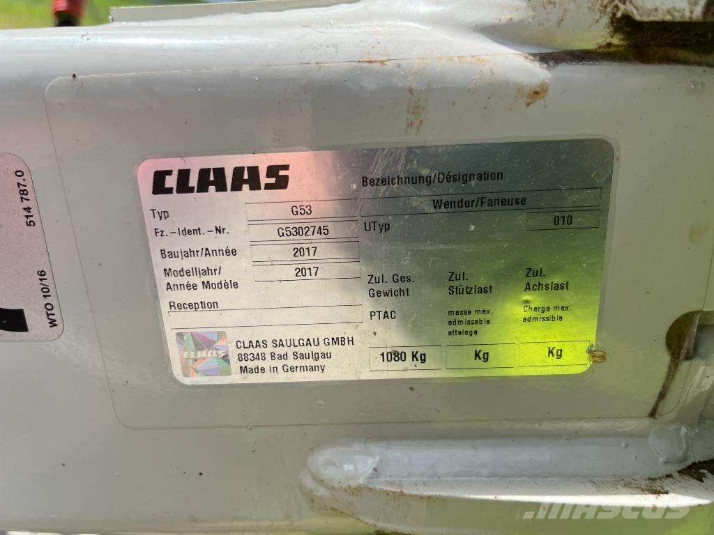 CLAAS Volto 800 Pöyhimet ja haravat