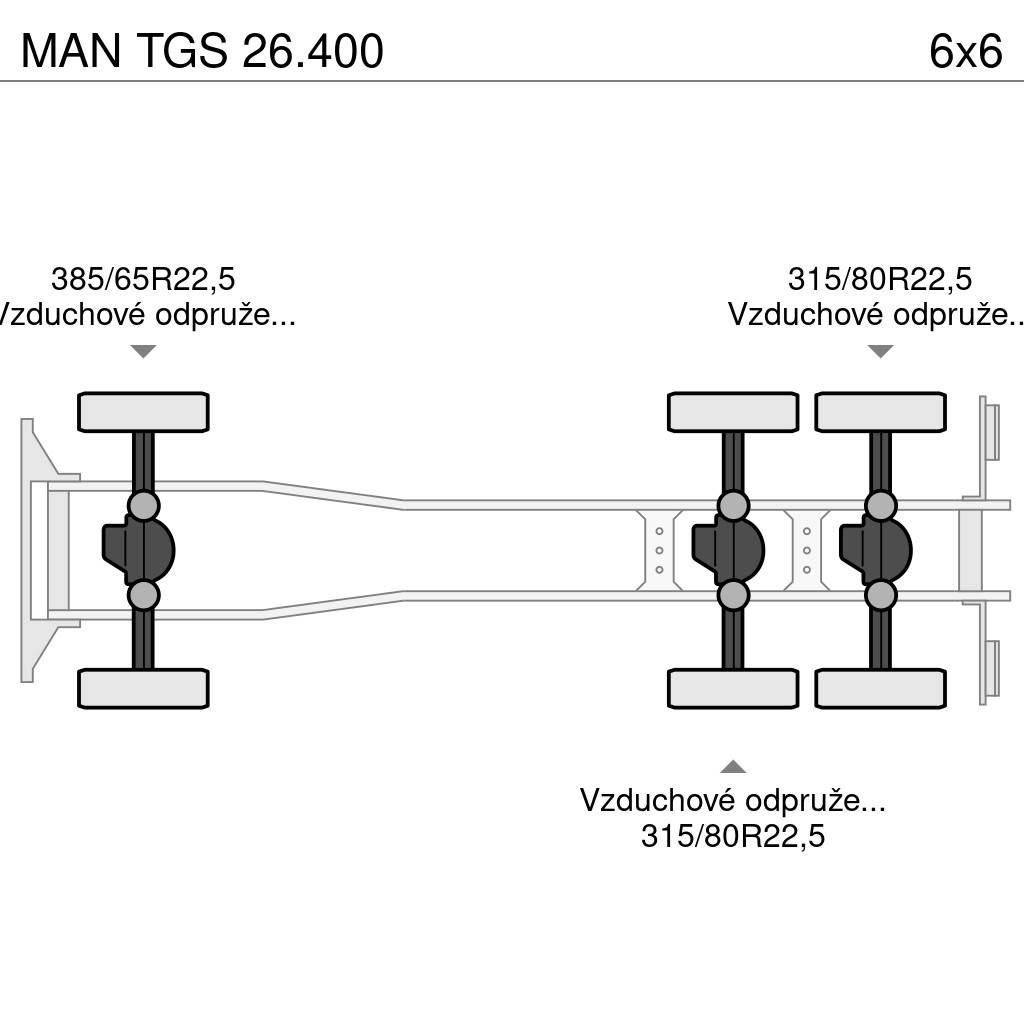 MAN TGS 26.400 Sora- ja kippiautot