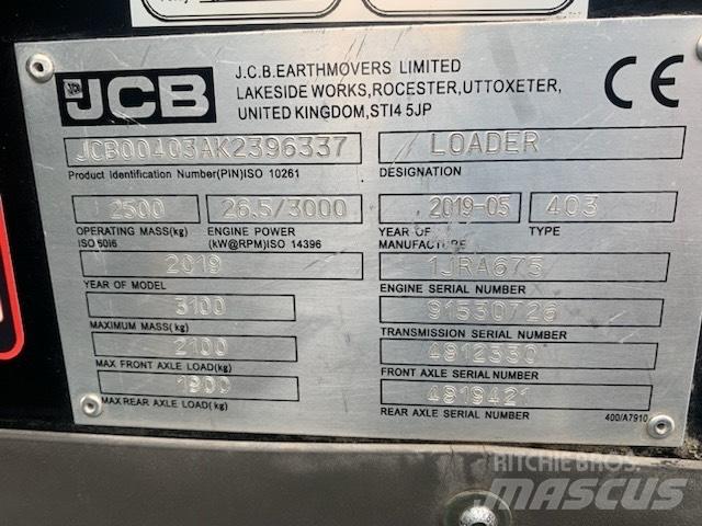 JCB 403 Pyöräkuormaajat