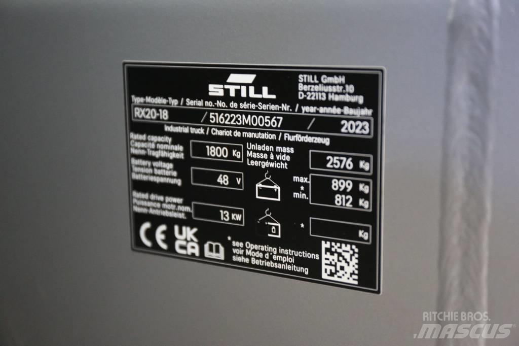 Still RX20-18 Sähkötrukit