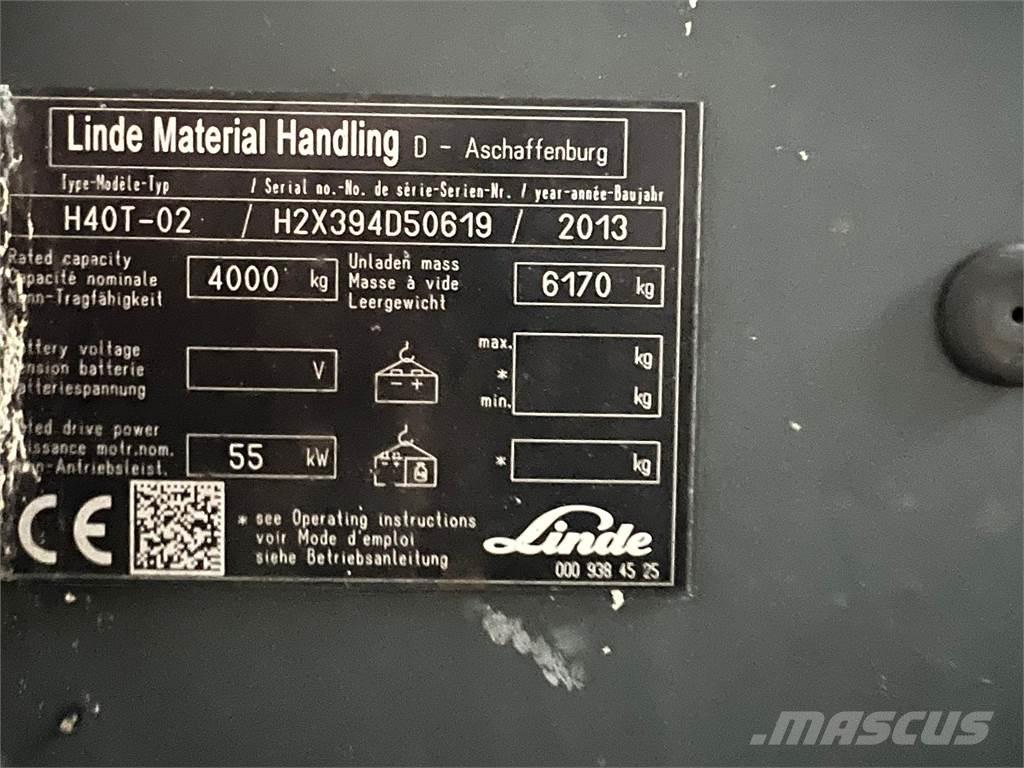 Linde H40T-02 Nestekaasutrukit