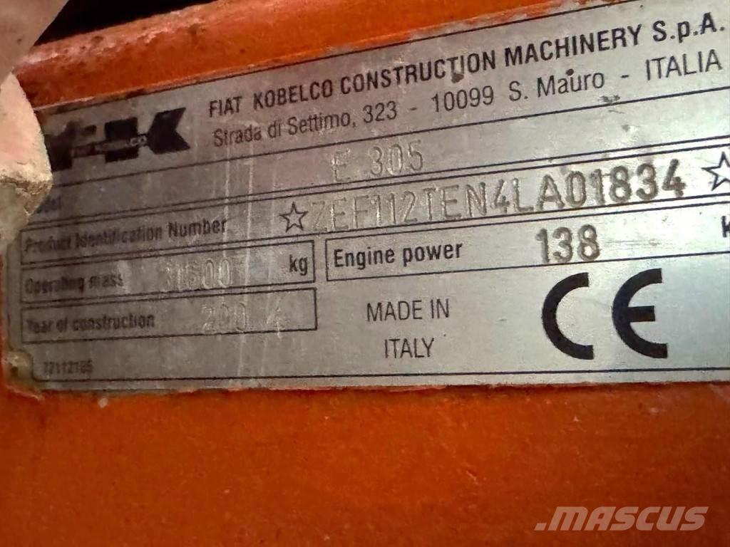Fiat KOBELCO E305 Erikoiskaivinkoneet