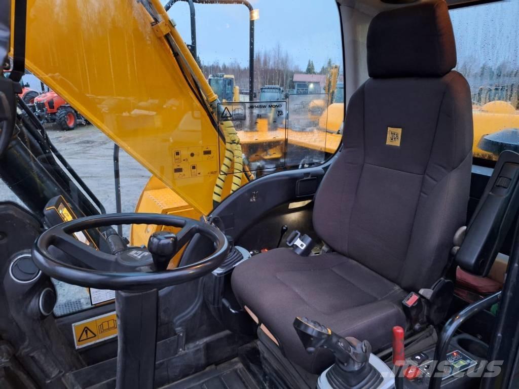 JCB JS 145 W Pyöräkaivukoneet