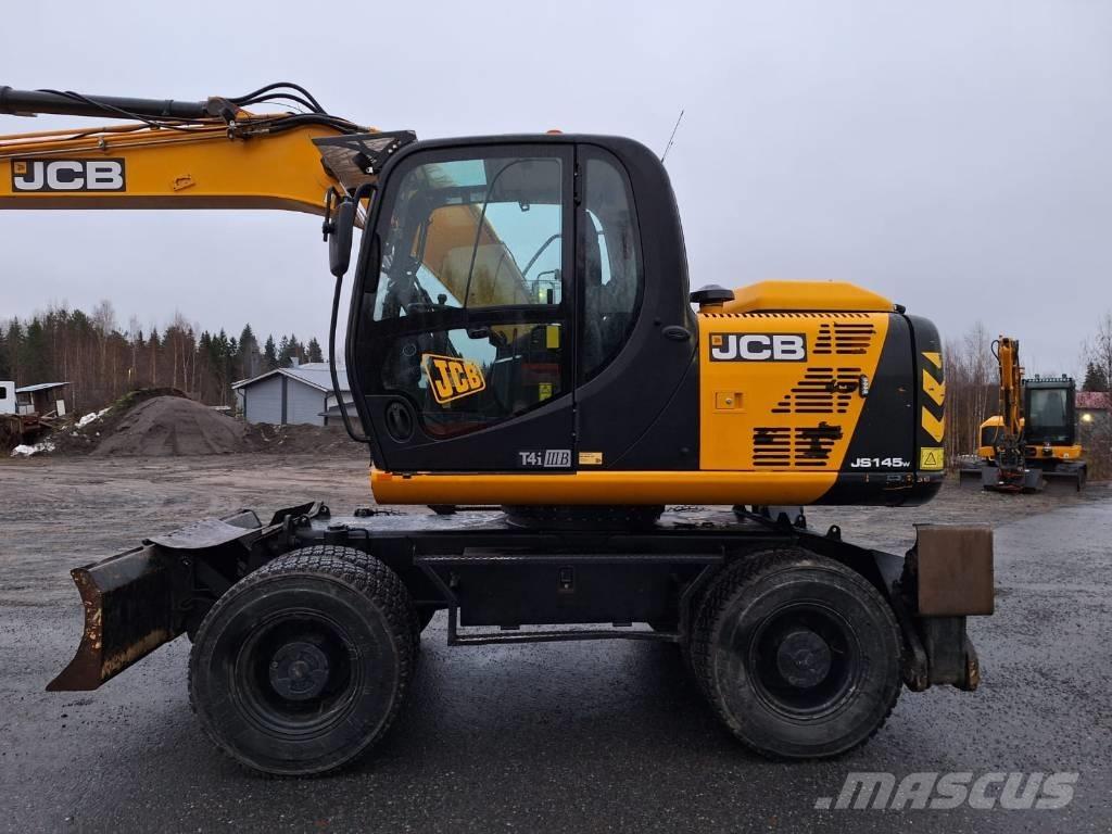 JCB JS 145 W Pyöräkaivukoneet