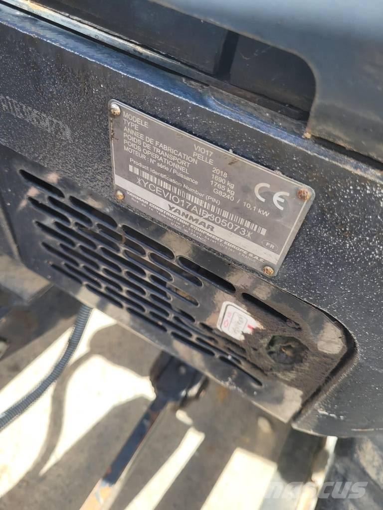 Yanmar Vio 17 U Minikaivukoneet < 7t