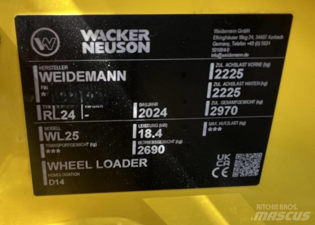 Wacker Neuson WL 25 Pyöräkuormaajat