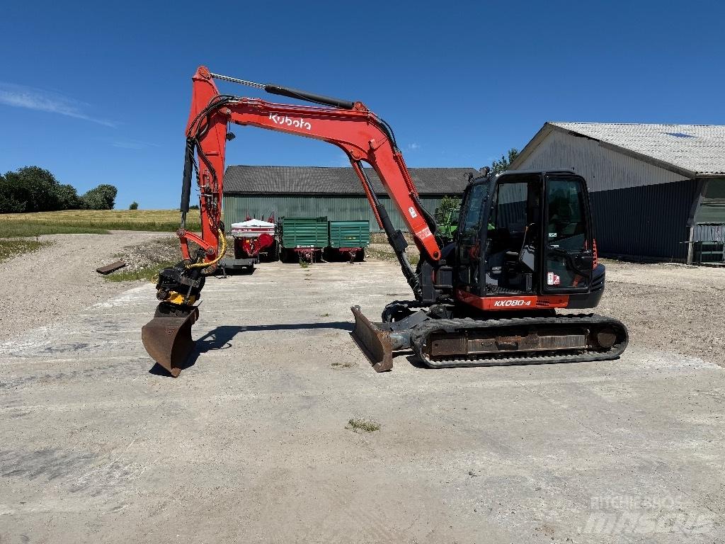 Kubota KX080-4 Midikaivukoneet 7t - 12t