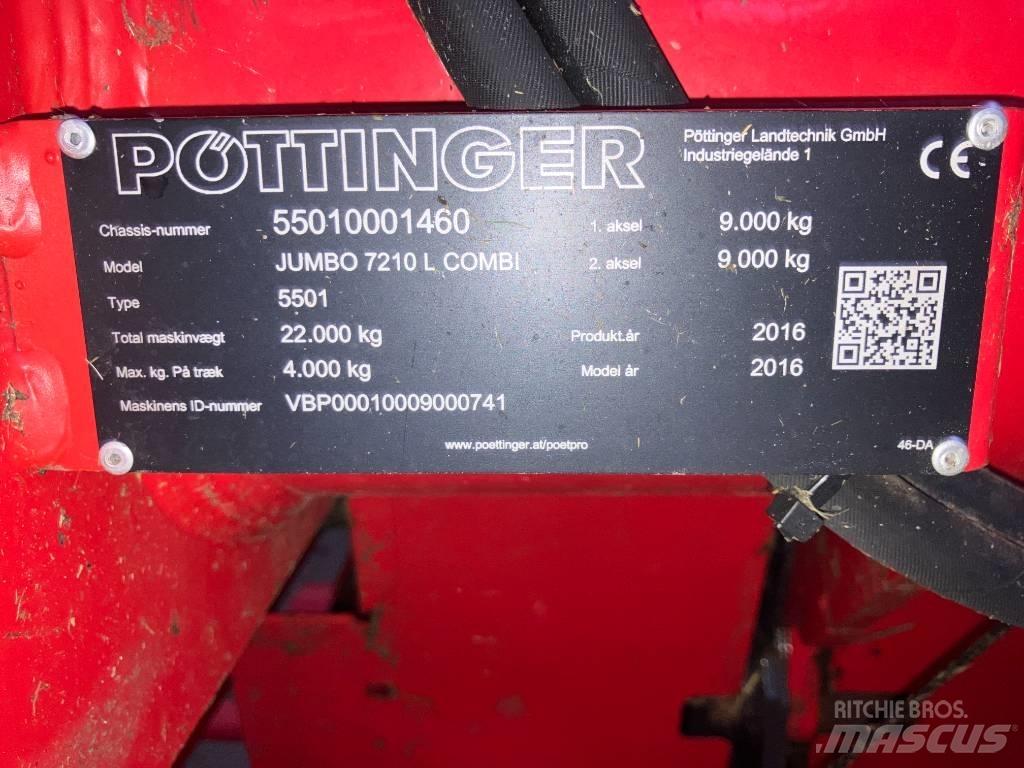 Pöttinger Jumbo 7210 Keräävät noukinvaunut ja silppurivaunut