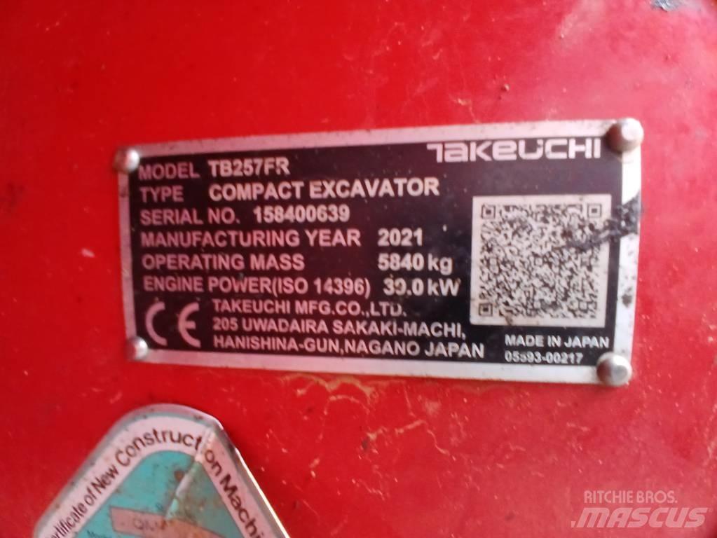 Takeuchi TB 257 FR Minikaivukoneet < 7t