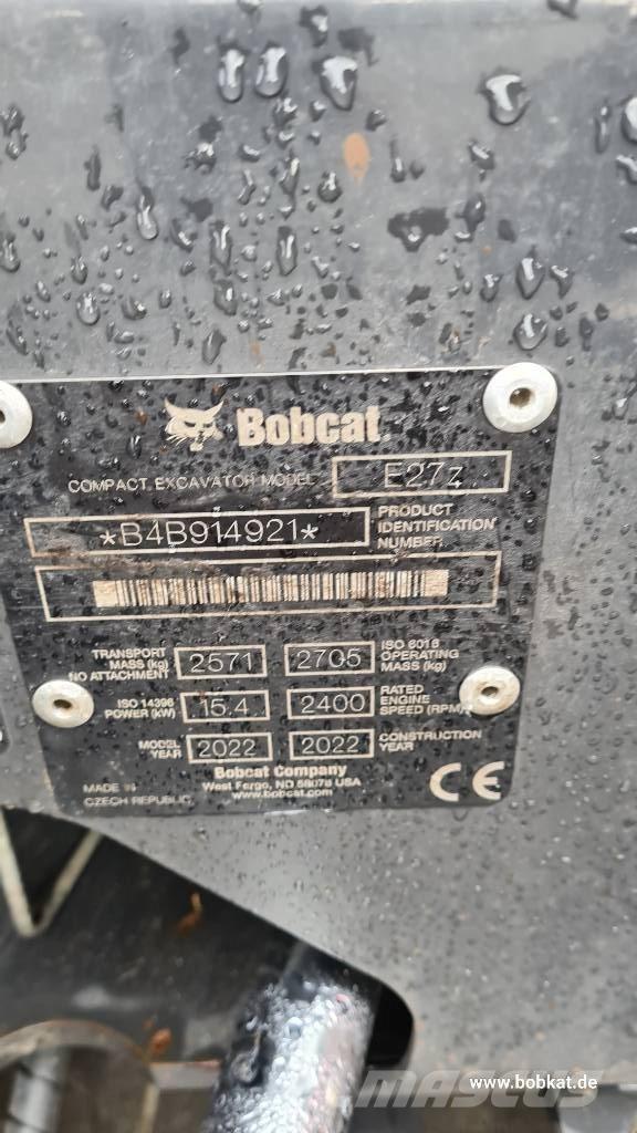 Bobcat E 27z Minikaivukoneet < 7t