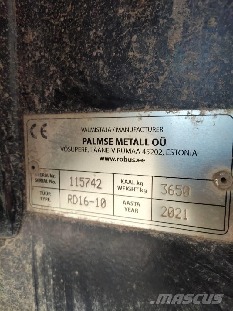 Robus RD16-10 Hardox Kippiperävaunut