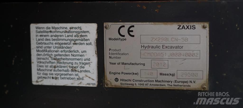 Hitachi ZX 290 Telakaivukoneet