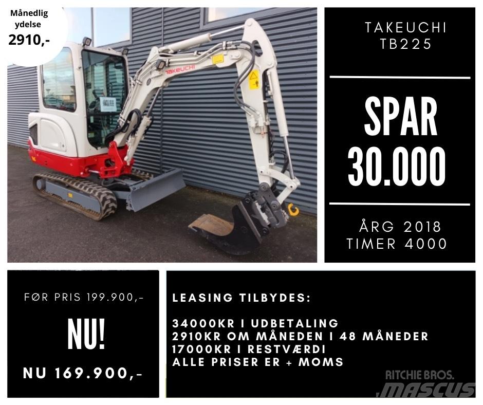 Takeuchi tb225 Minikaivukoneet < 7t