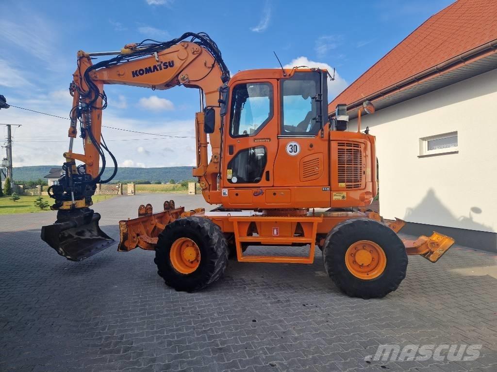Komatsu PW110 Pyöräkaivukoneet