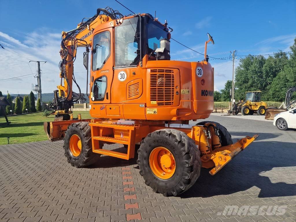 Komatsu PW110 Pyöräkaivukoneet