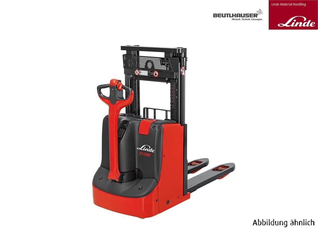 Linde D08 Käyden ajettavat pinoamistrukit