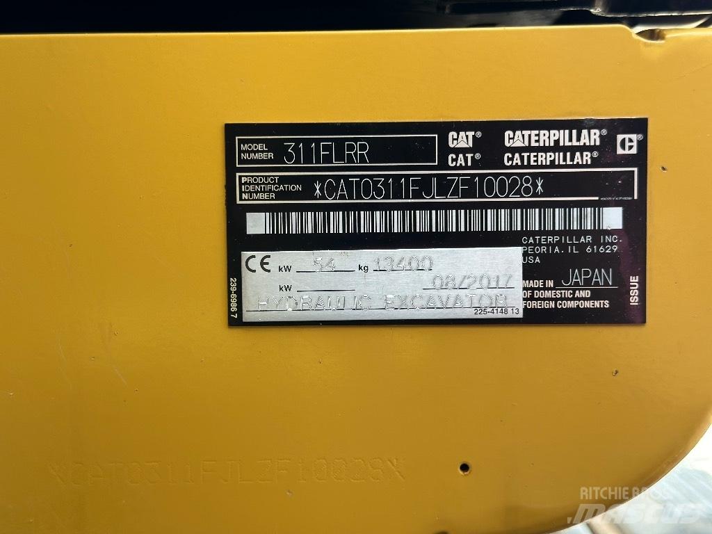 CAT 311 F LRR Telakaivukoneet