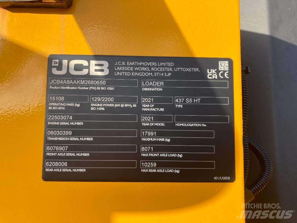 JCB 437 HT Pyöräkuormaajat