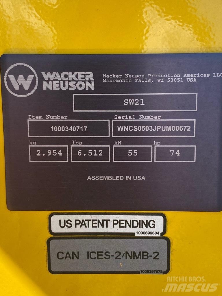 Wacker Neuson SW21 Liukuohjatut kuormaajat