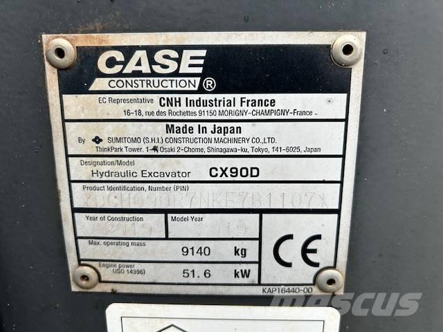 Case IH CX90 D Midikaivukoneet 7t - 12t