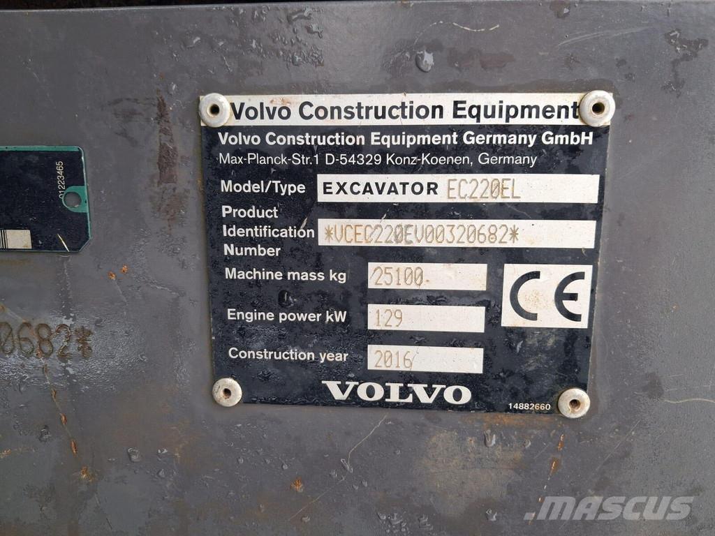 Volvo EC220E Telakaivukoneet