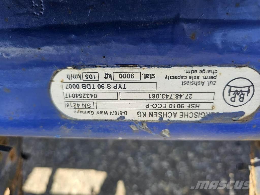 BPW HSF 9010 ECO-P Akselit